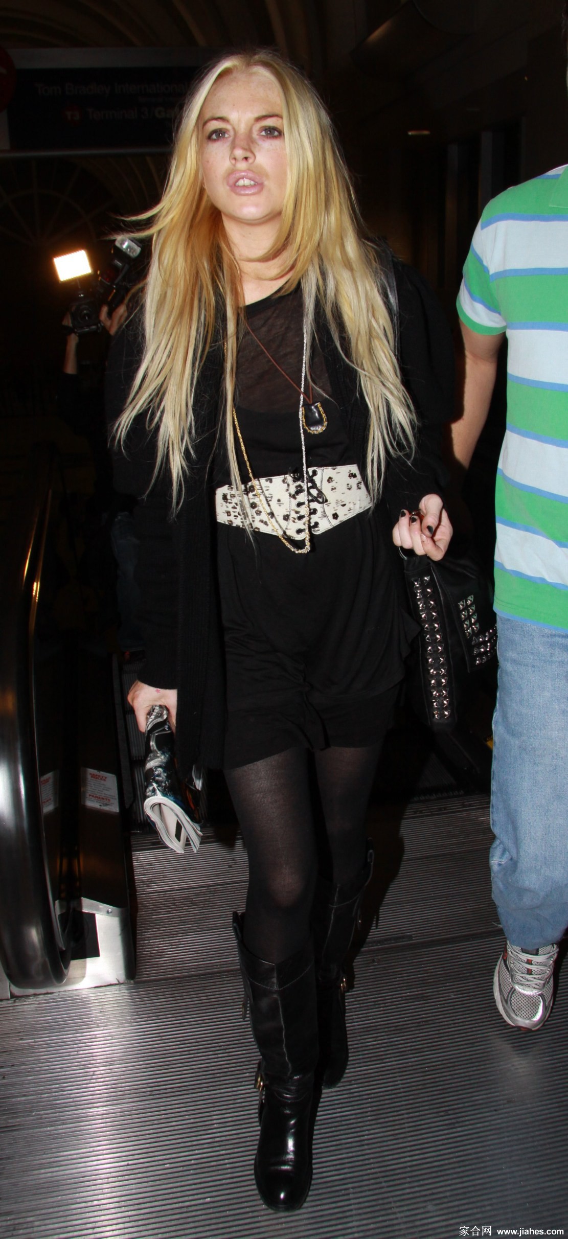 [CELEBRITY PANTYHOSE]Lindsay Lohan in nylon stockings,pantyhose,tights 6[5]