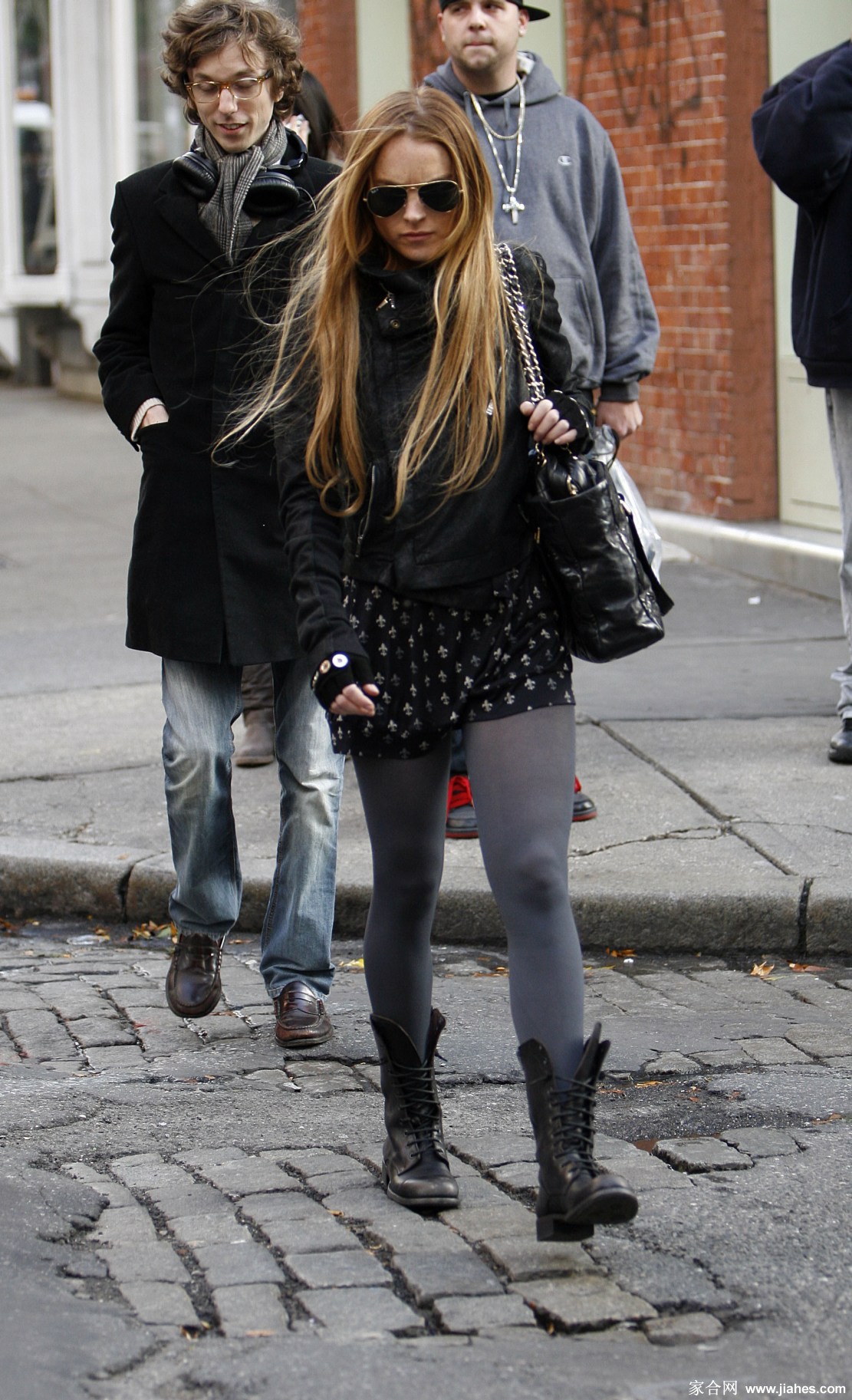[CELEBRITY HOSIERY]Lindsay Lohan in nylon stockings,pantyhose,tights 24[3]