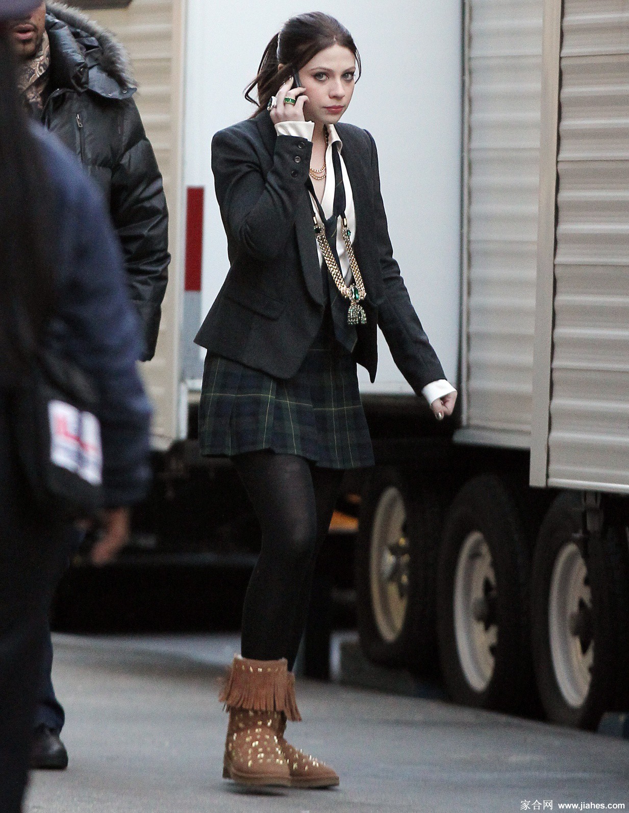 [CELEBRITY HOSIERY]Michelle Trachtenberg in nylon stockings,pantyhose,tights[5]