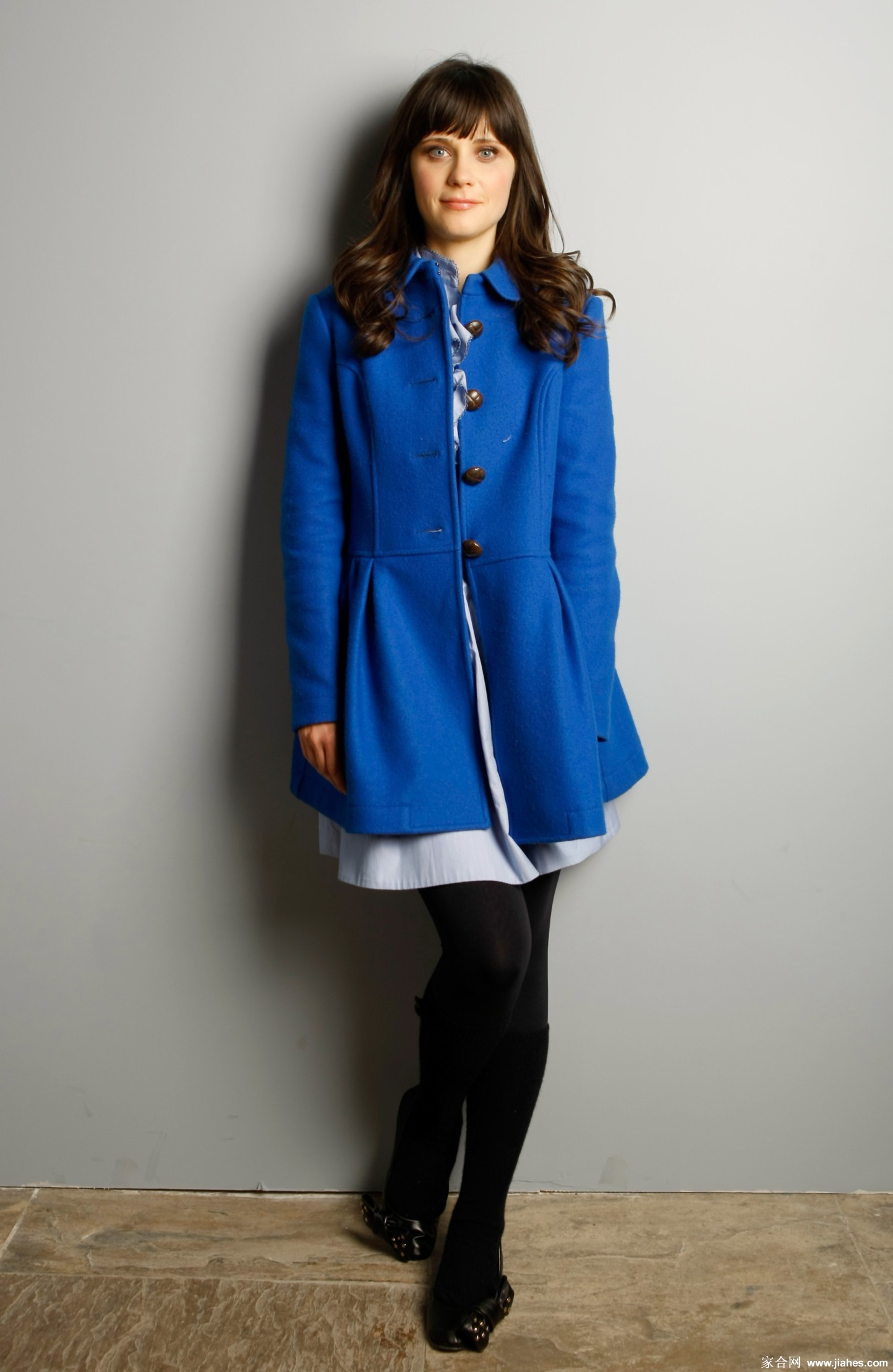 [CELEBRITY PANTYHOSE]Zooey Deschanel in nylon stockings,pantyhose,tights 4[7]