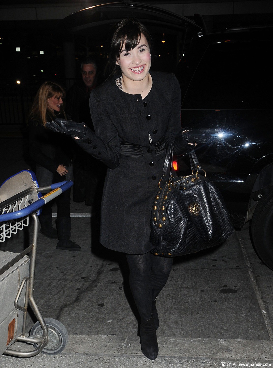 [CELEBRITY HOSIERY]Demi Lovato in nylon stockings,pantyhose,tights 4[2]