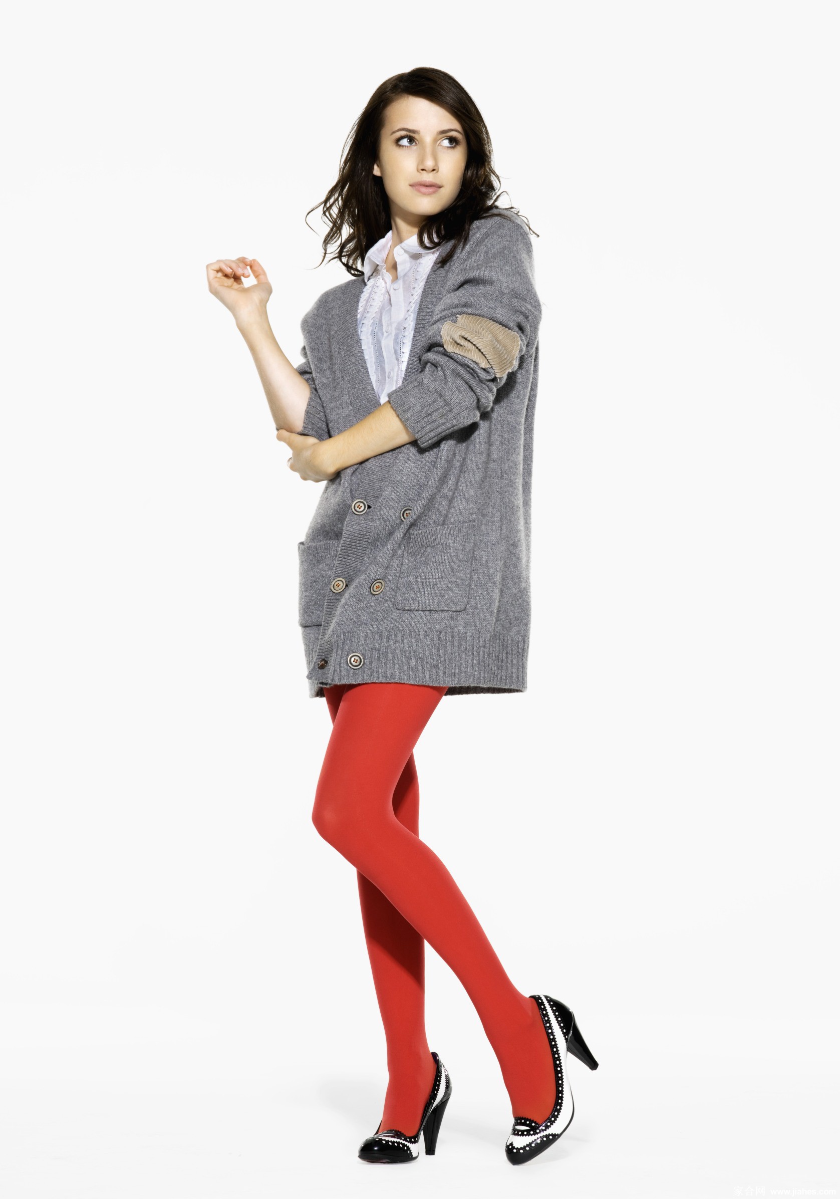 [CELEBRITY PANTYHOSE]Emma Roberts in nylon stockings,pantyhose,tights 2[4]