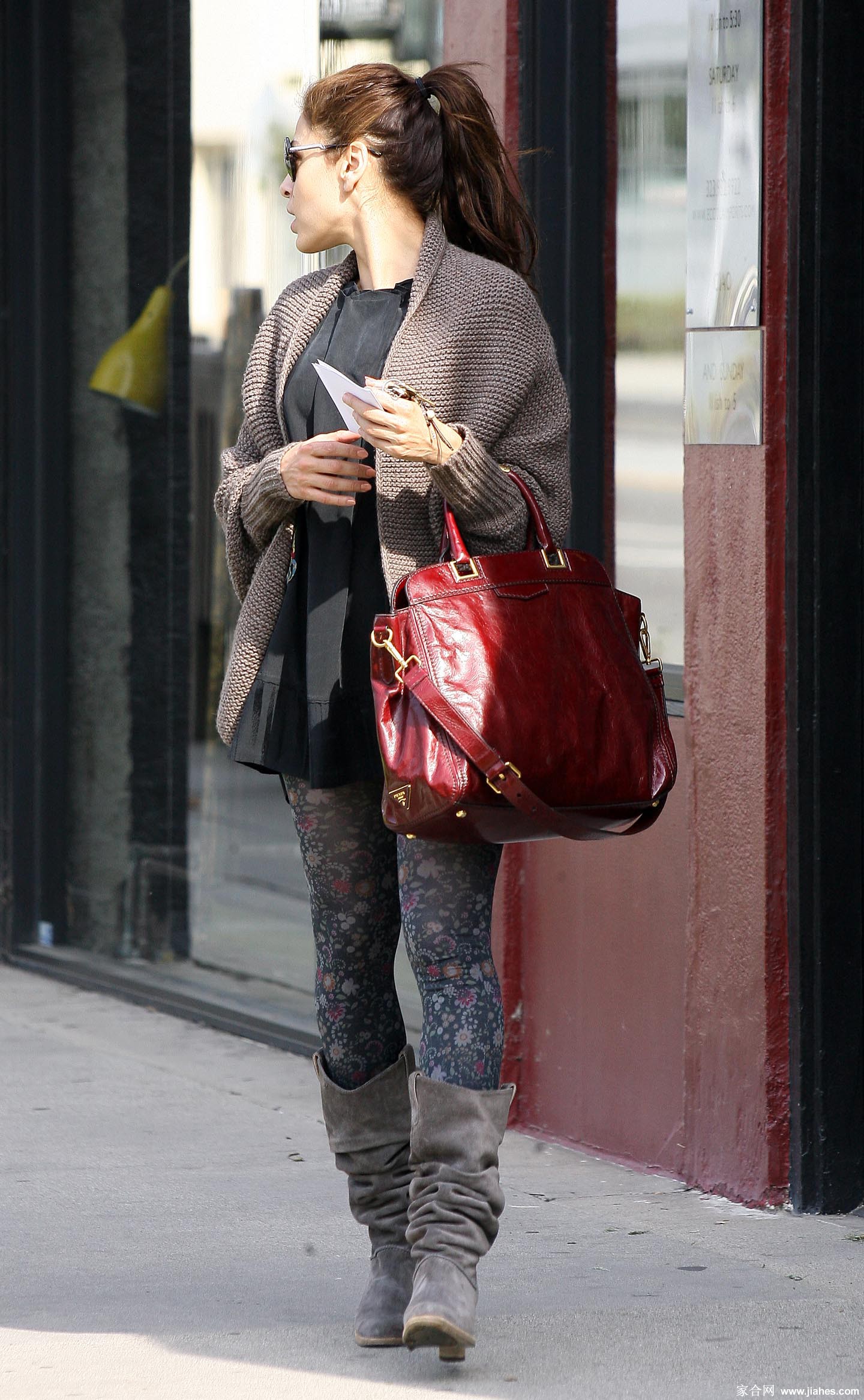[CELEBRITY HOSIERY]Eva Mendes in nylon stockings,pantyhose,tights 4[3]