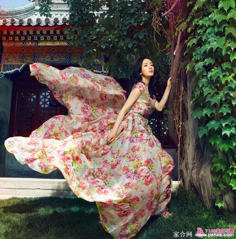 杨幂复古华美@时尚芭[8]