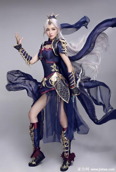唐嫣神Cosplay吞噬苍穹龙女天香