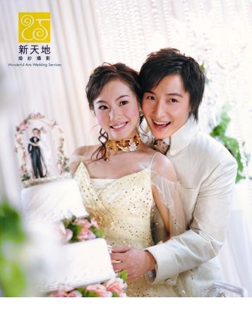 方力申邓丽欣结婚照甜蜜秀恩爱[5]