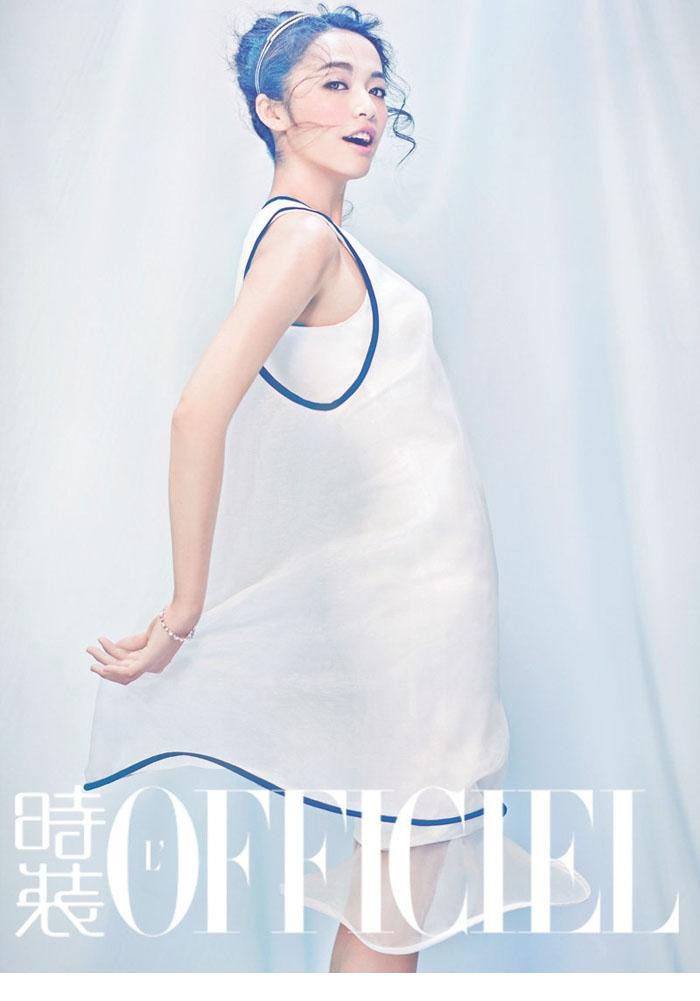 曝姚晨和曹郁将再婚 时尚少女小清新写真[6]