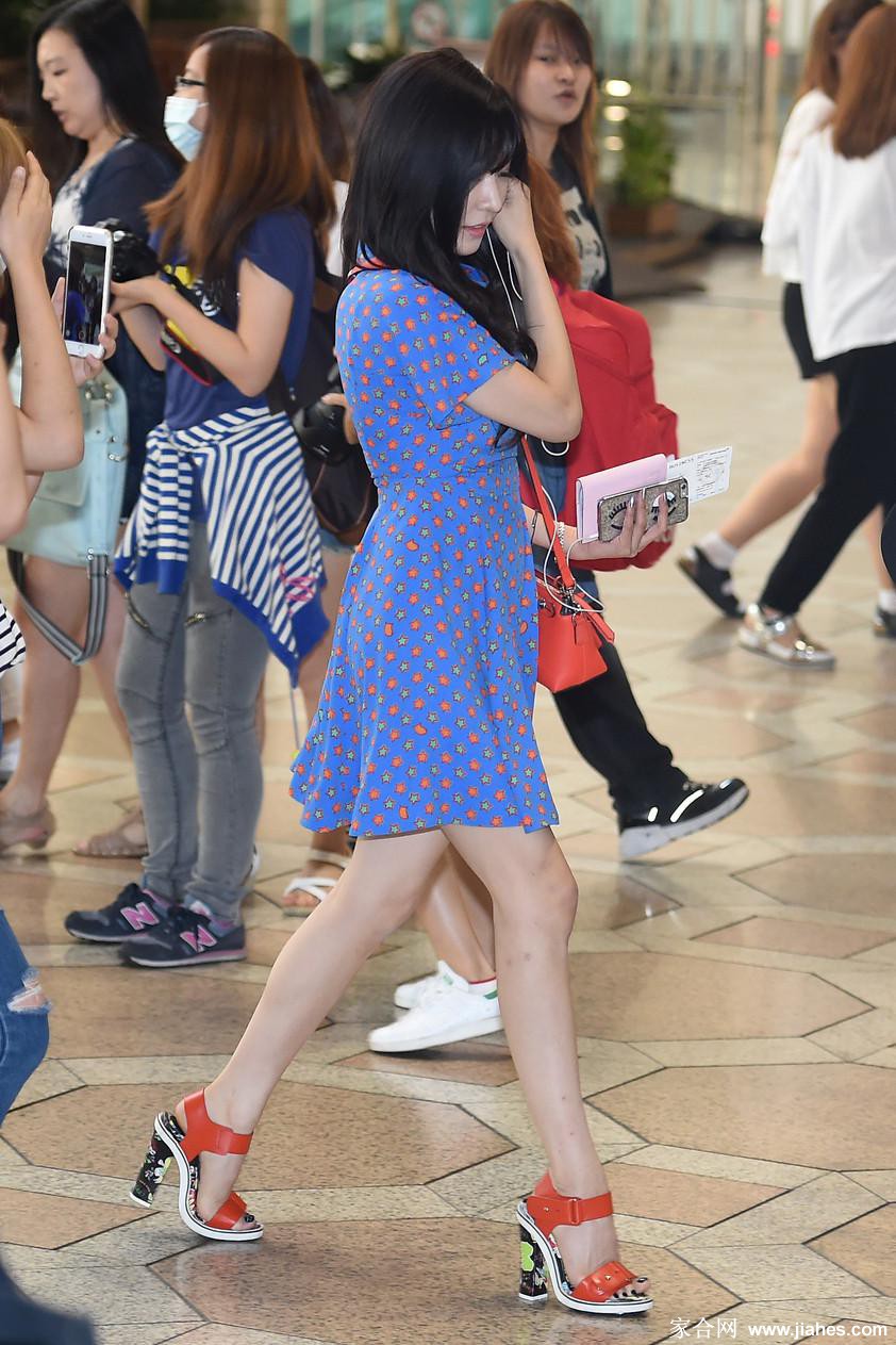 少女时代黄美英tiffany紧身裤,现场照,走秀,代言,超美腿,露点照[5]