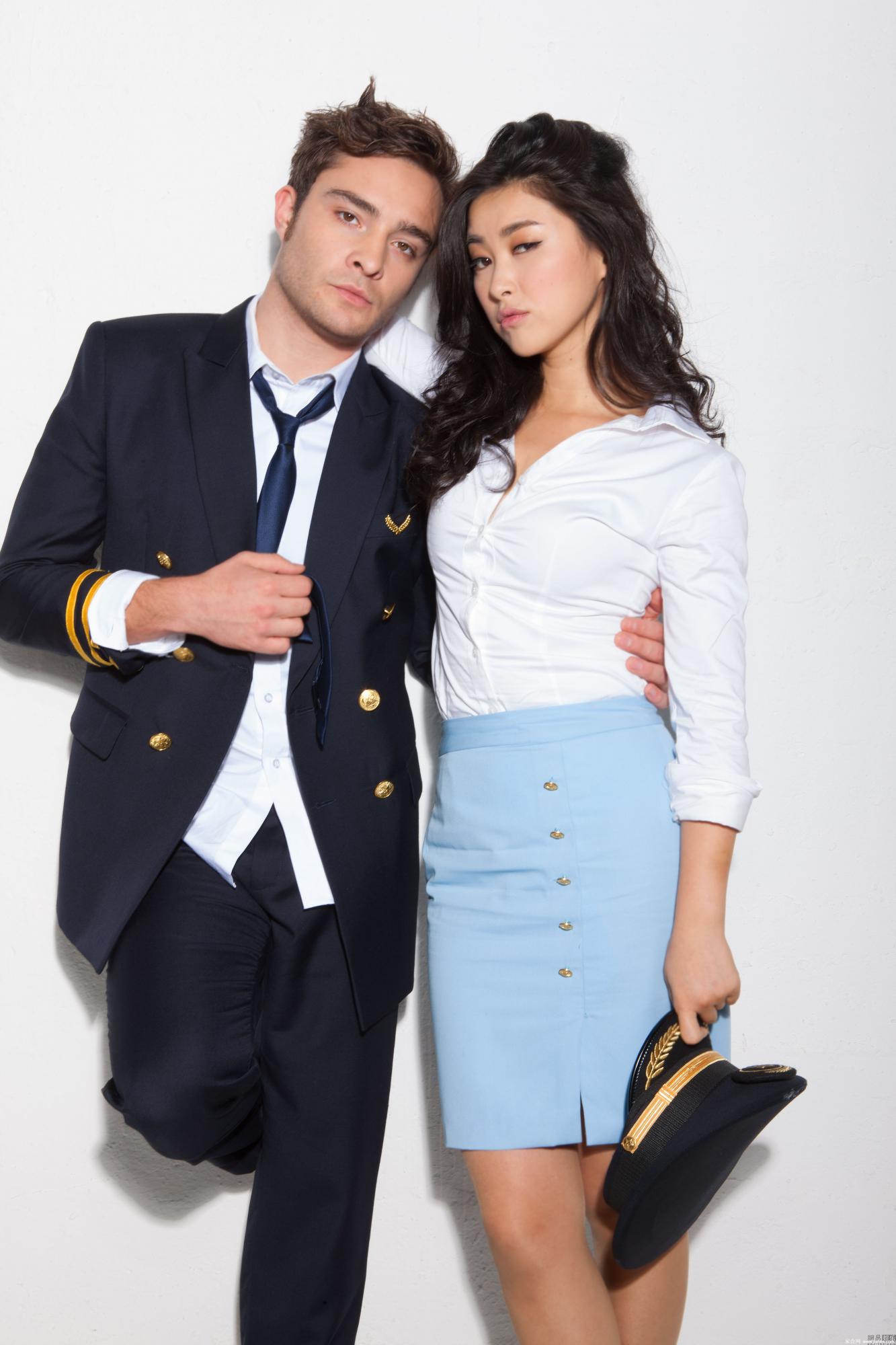 朱珠空姐制服丝袜美腿上演制服诱惑[11]