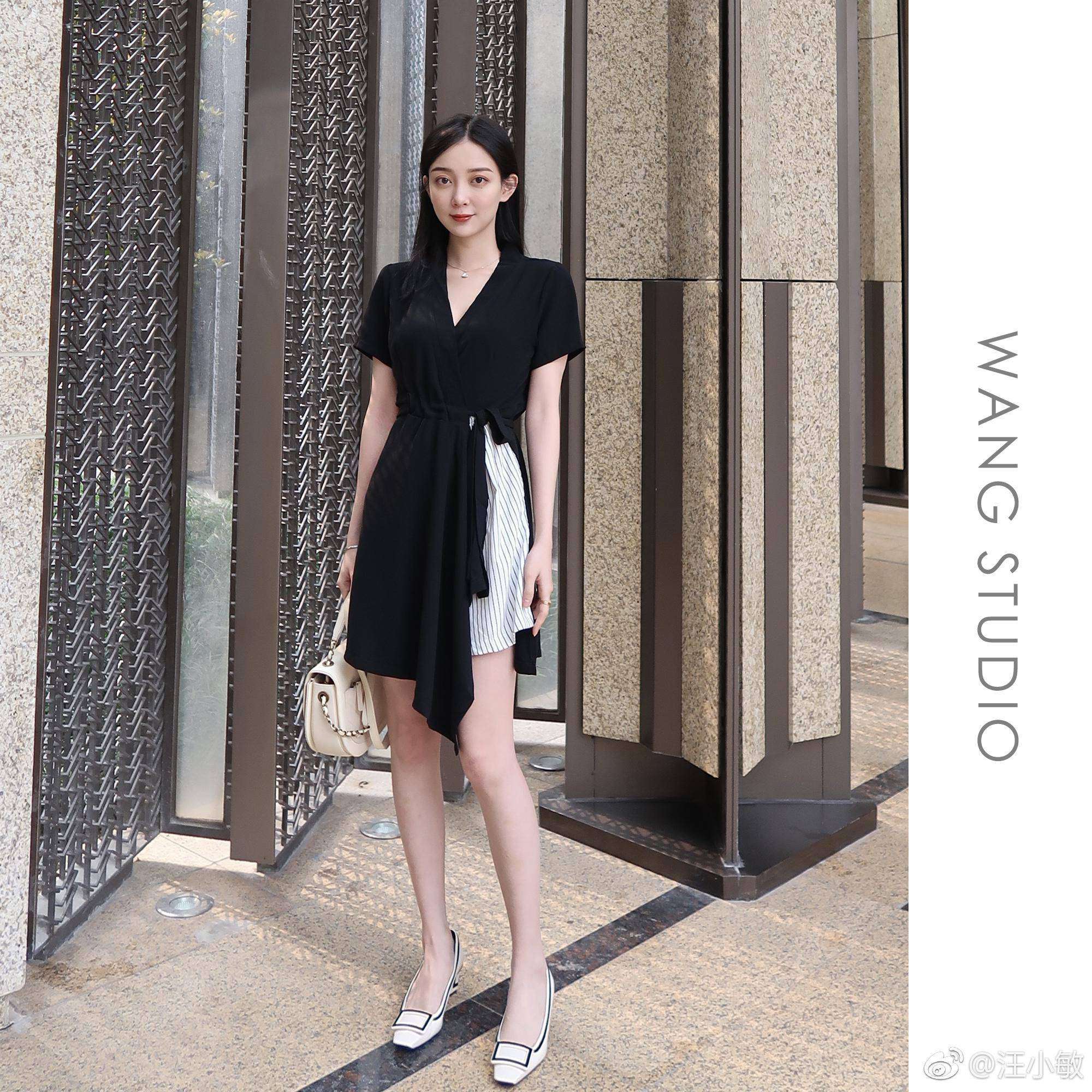 汪小敏超短裙丝袜美腿高跟衣服模特照[6]