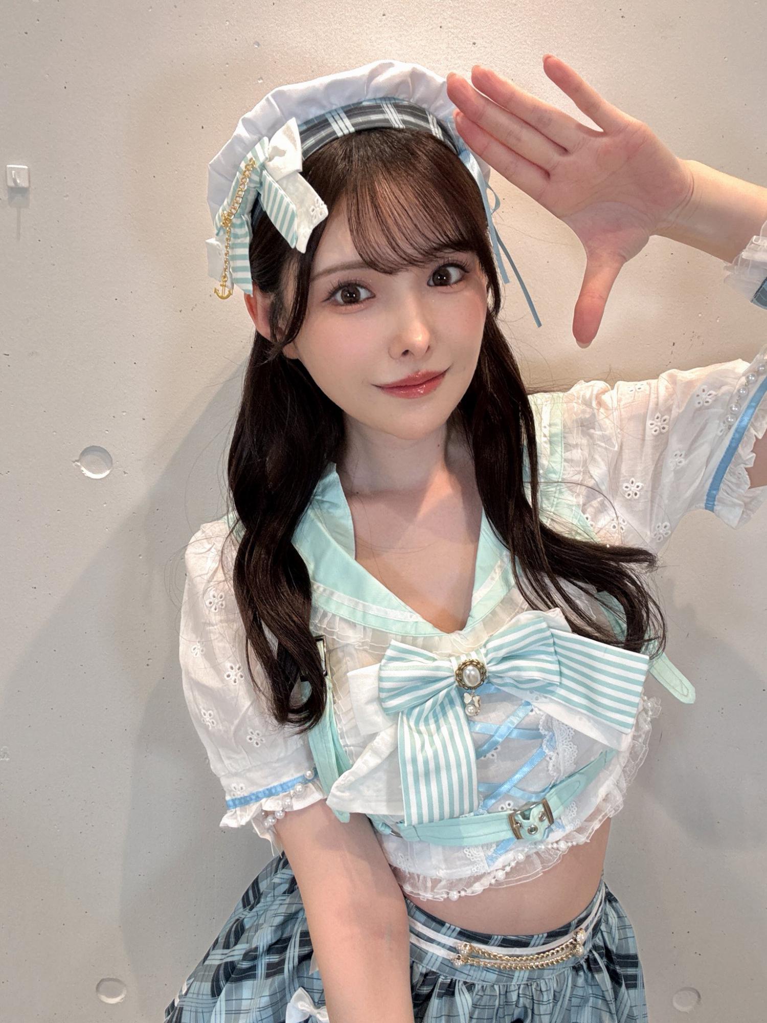 新有菜cosplay可爱红色女仆装[8]