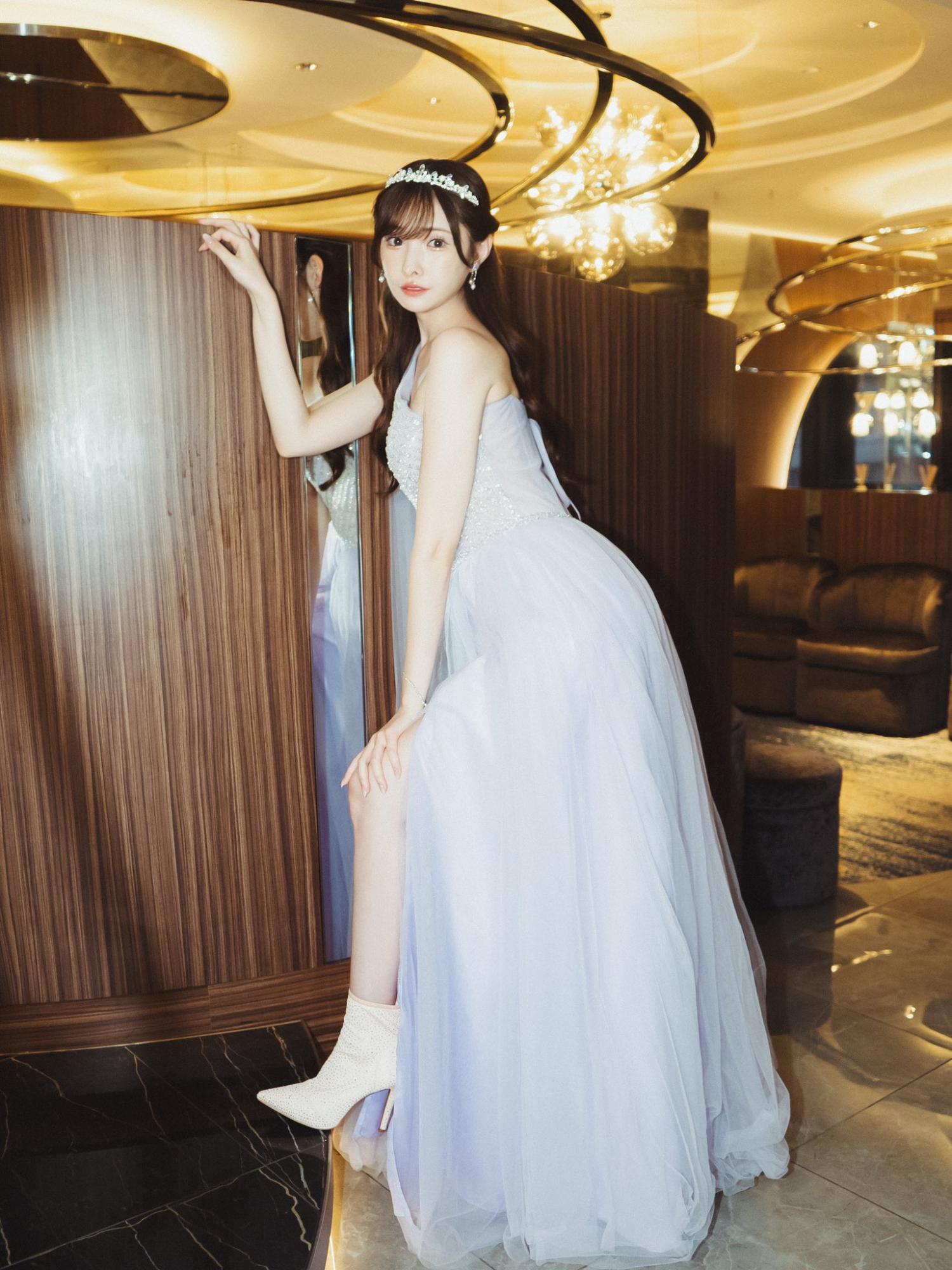 新有菜可爱人妻风现场照[3]