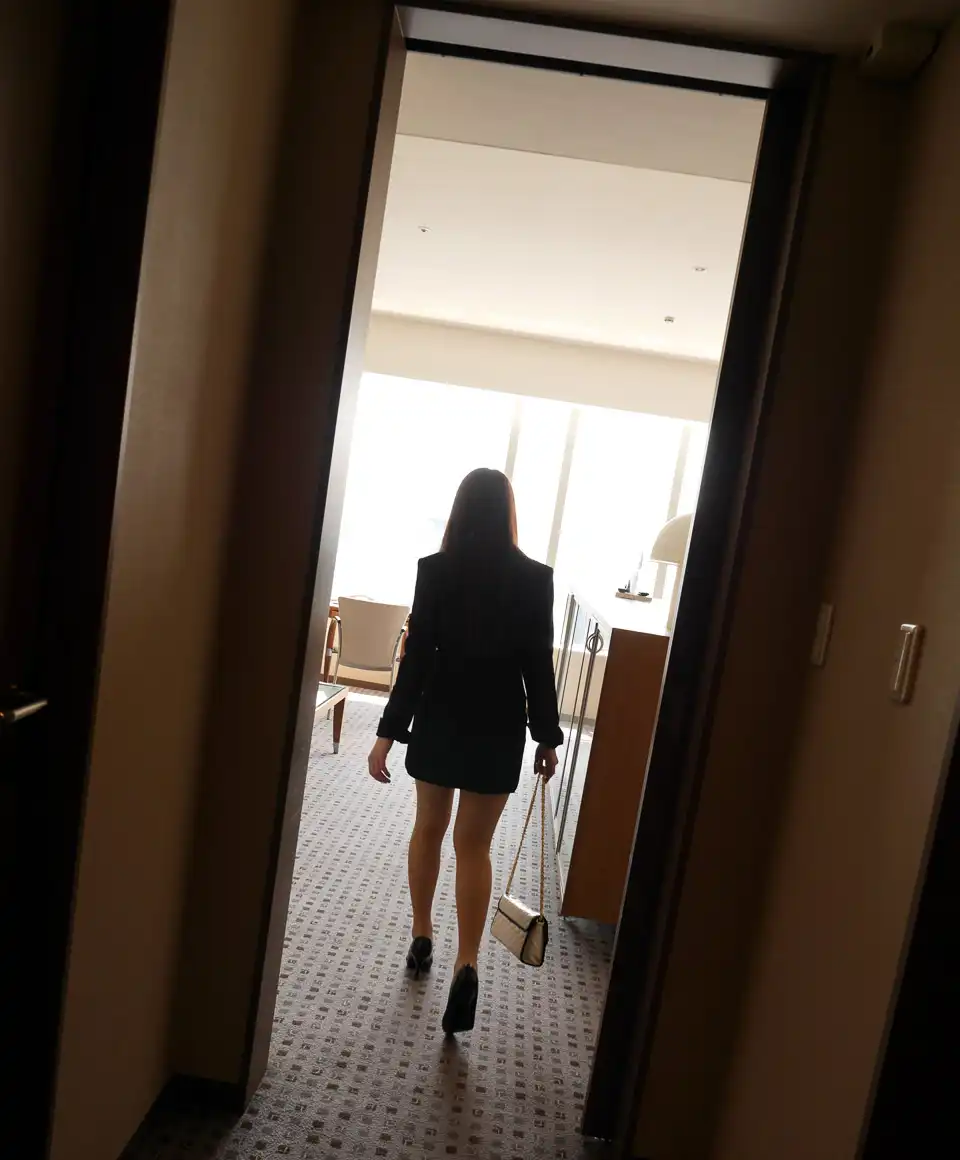 内村里菜OL职业装丝袜美腿私房写真2[5]