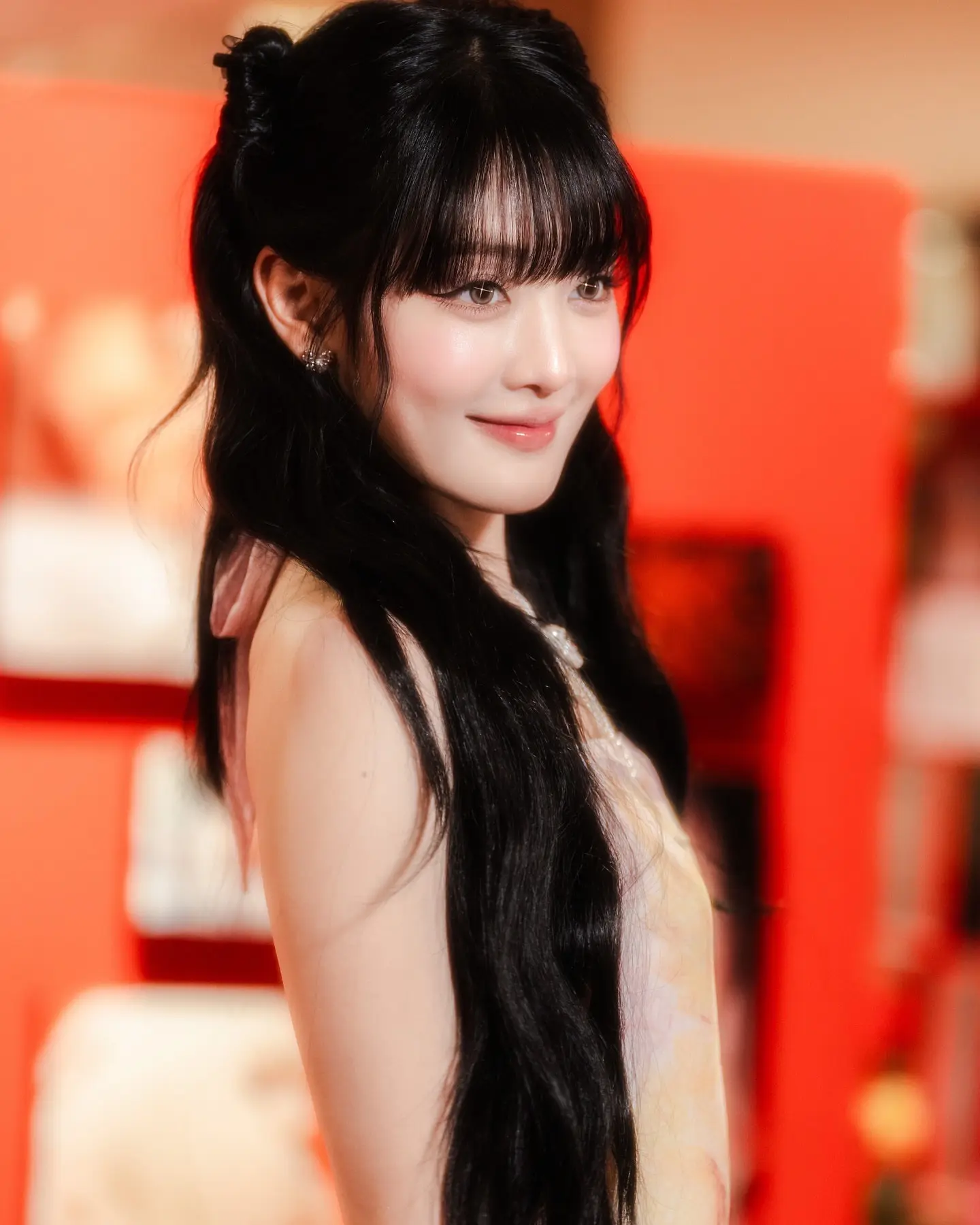 Minnie金米妮个人IG紧身连衣长裙身材真好[3]