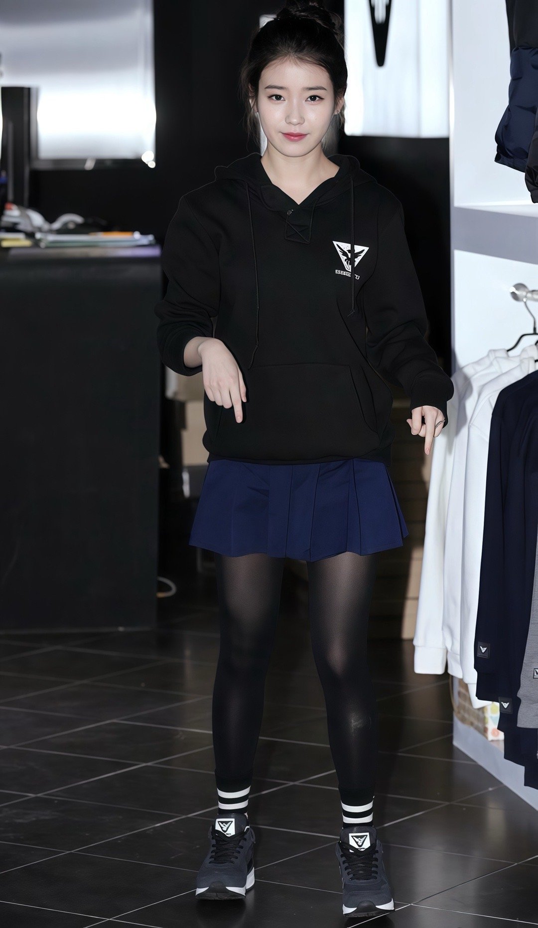 李知恩厚黑丝袜iu好可爱[3]