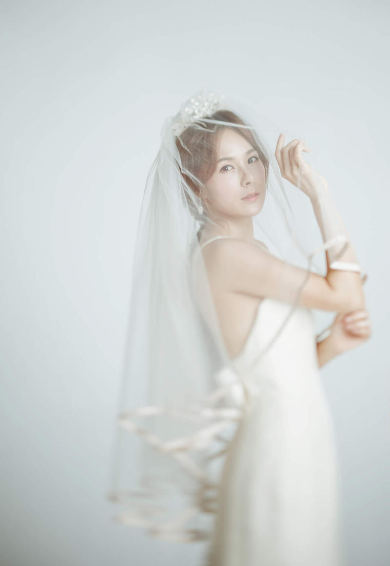 蔡妍梦幻婚纱写真曝光 唯美浪漫写真[6]