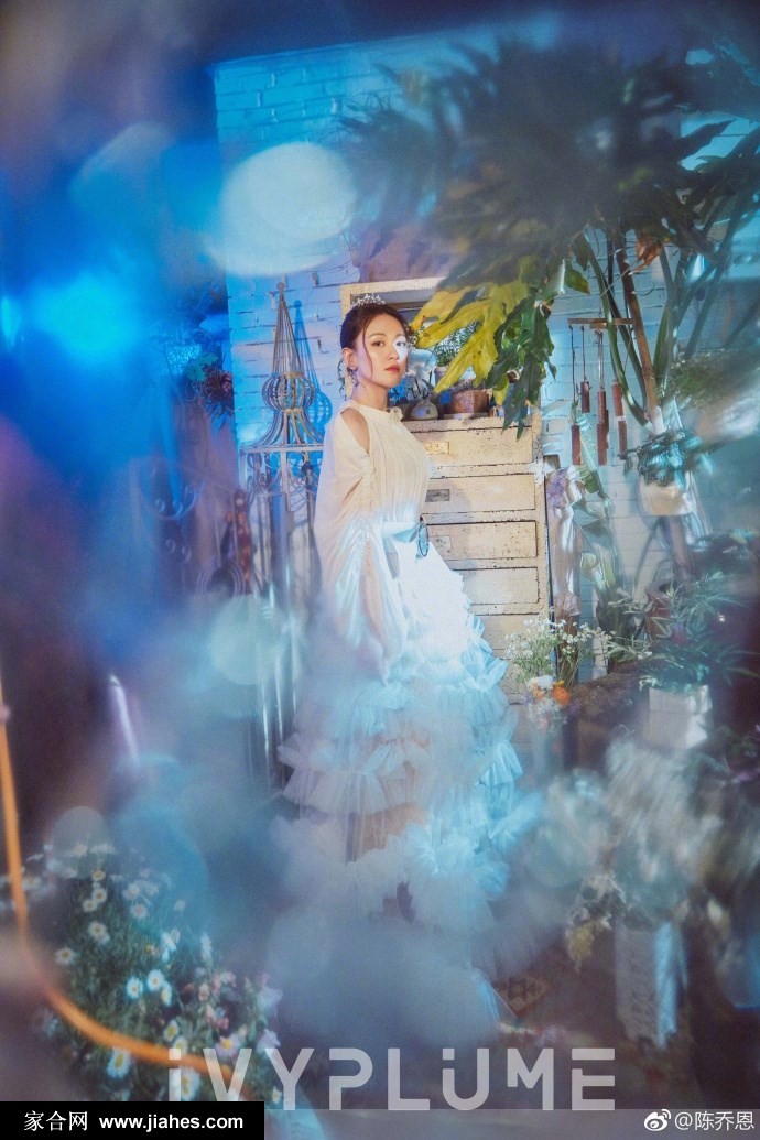 陈乔恩蕾丝纱裙梦幻光影少女感十足写真图片[4]