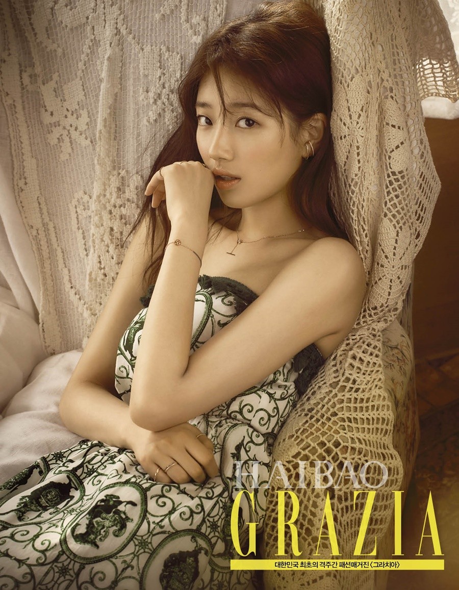 裴秀智登杂志《Grazia》韩国版8月刊[2]