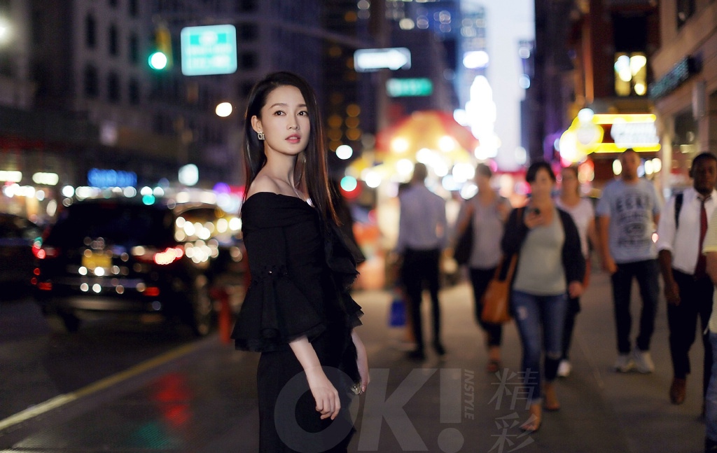 李沁纽约OK!主义街拍变身黑天鹅[3]